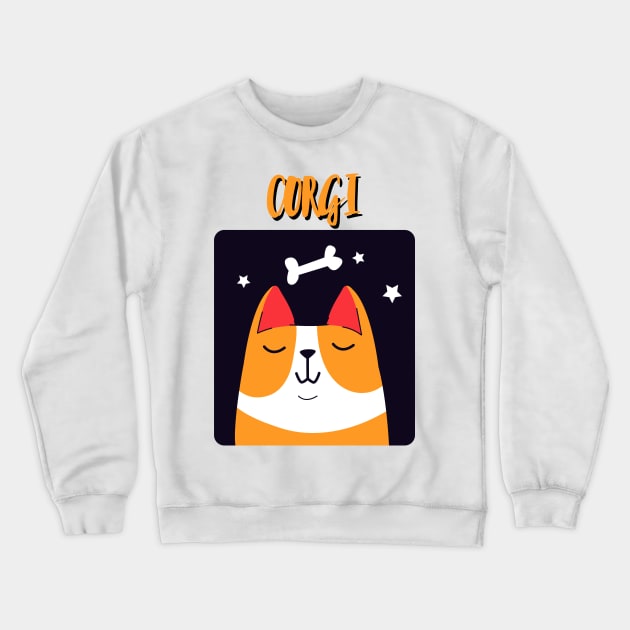 Corgi dream Crewneck Sweatshirt by Hmus